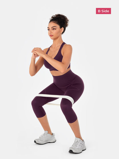 Body Sculpt Side Pocket Capri Leggings 2.0 (Reversible Wear) | Mova Studio