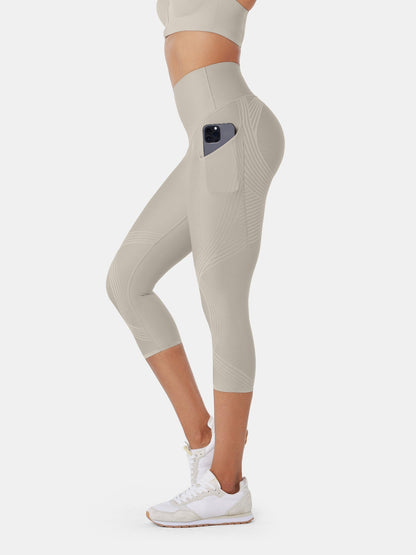 Body Sculpt Side Pocket Capri Leggings