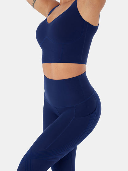 Body Sculpt Side Pocket Capri Leggings 2.0 (Reversible Wear) | Mova Studio