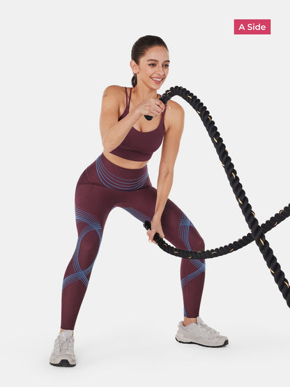 Body Sculpt Side Pocket Leggings 2.0 (Reversible Wear) | Mova Studio