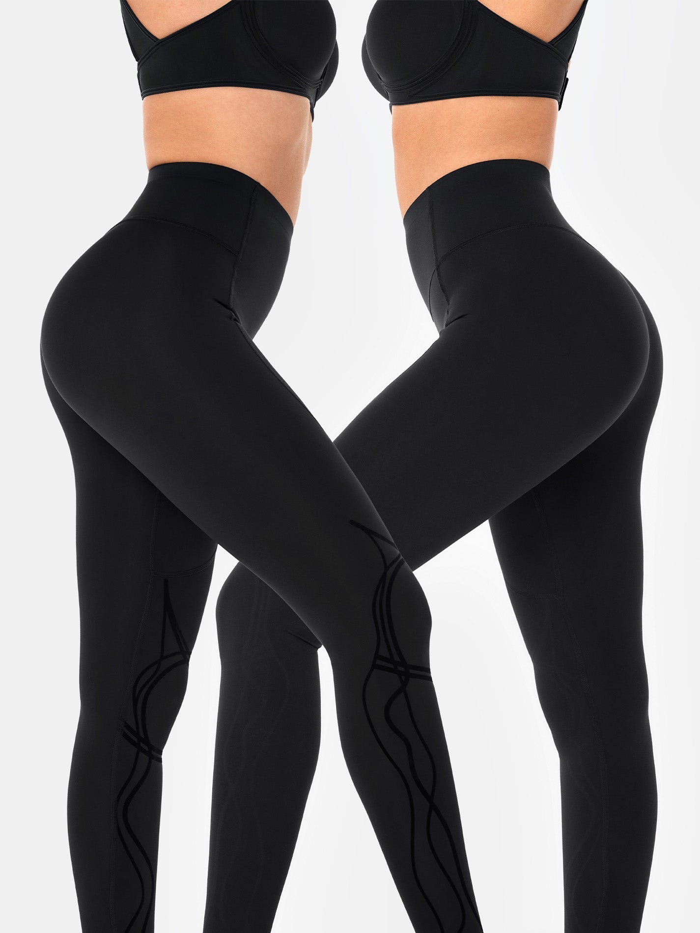 Body Sculpt Two Way Temp Leggings (Reversible Wear) | Mova Studio