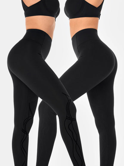 Body Sculpt Two Way Temp Leggings (Reversible Wear) | Mova Studio