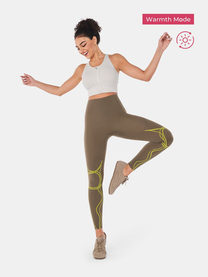 Body Sculpt Two Way Temp Leggings (Reversible Wear) | Mova Studio