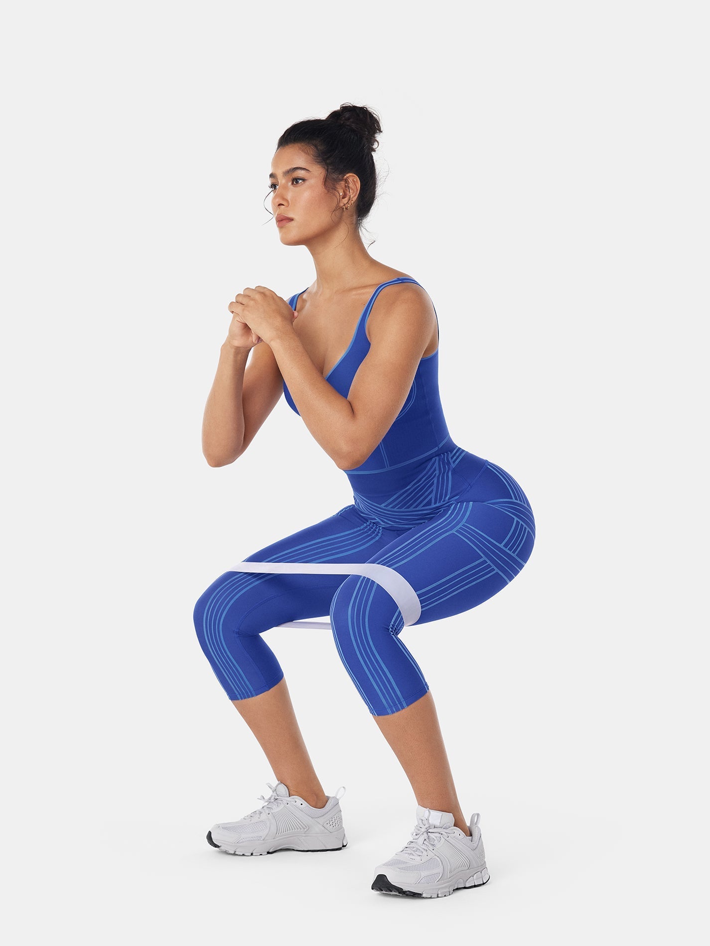 PowerBand Resistance Capri Leggings (Reversible Wear) | Mova Studio