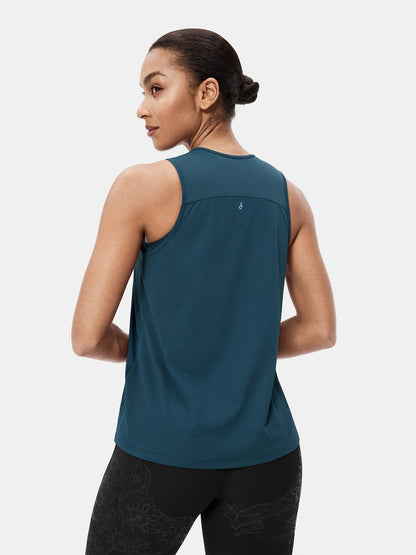 Body Sculpt CalmWave Tank Top (Built-in Bra) | Mova Studio