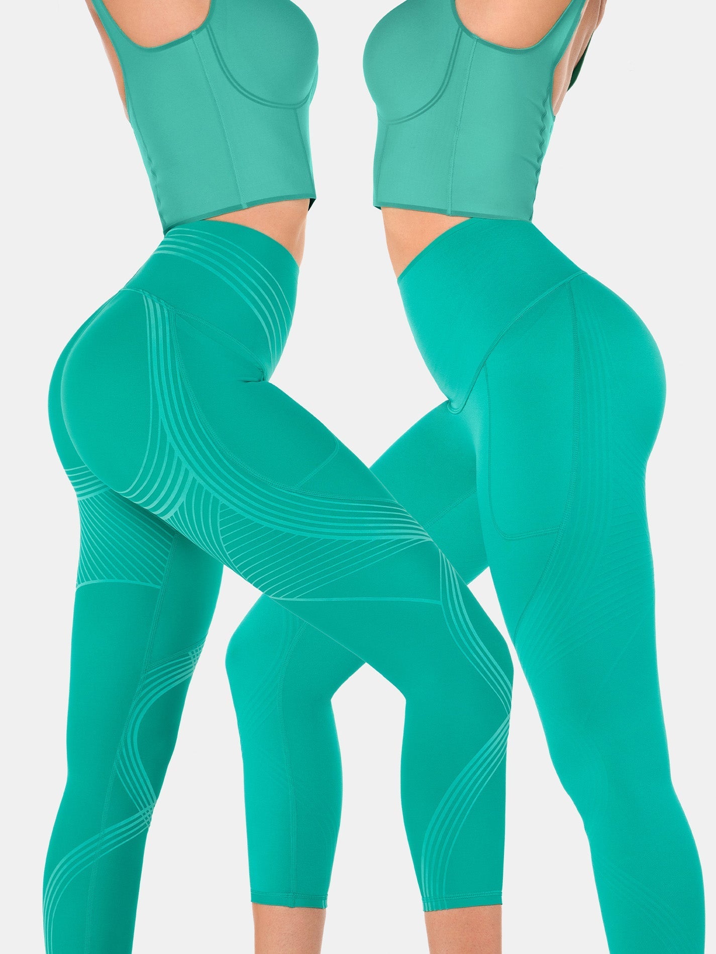 Body Sculpt Side Pocket 7/8 Leggings 2.0 (Reversible Wear)