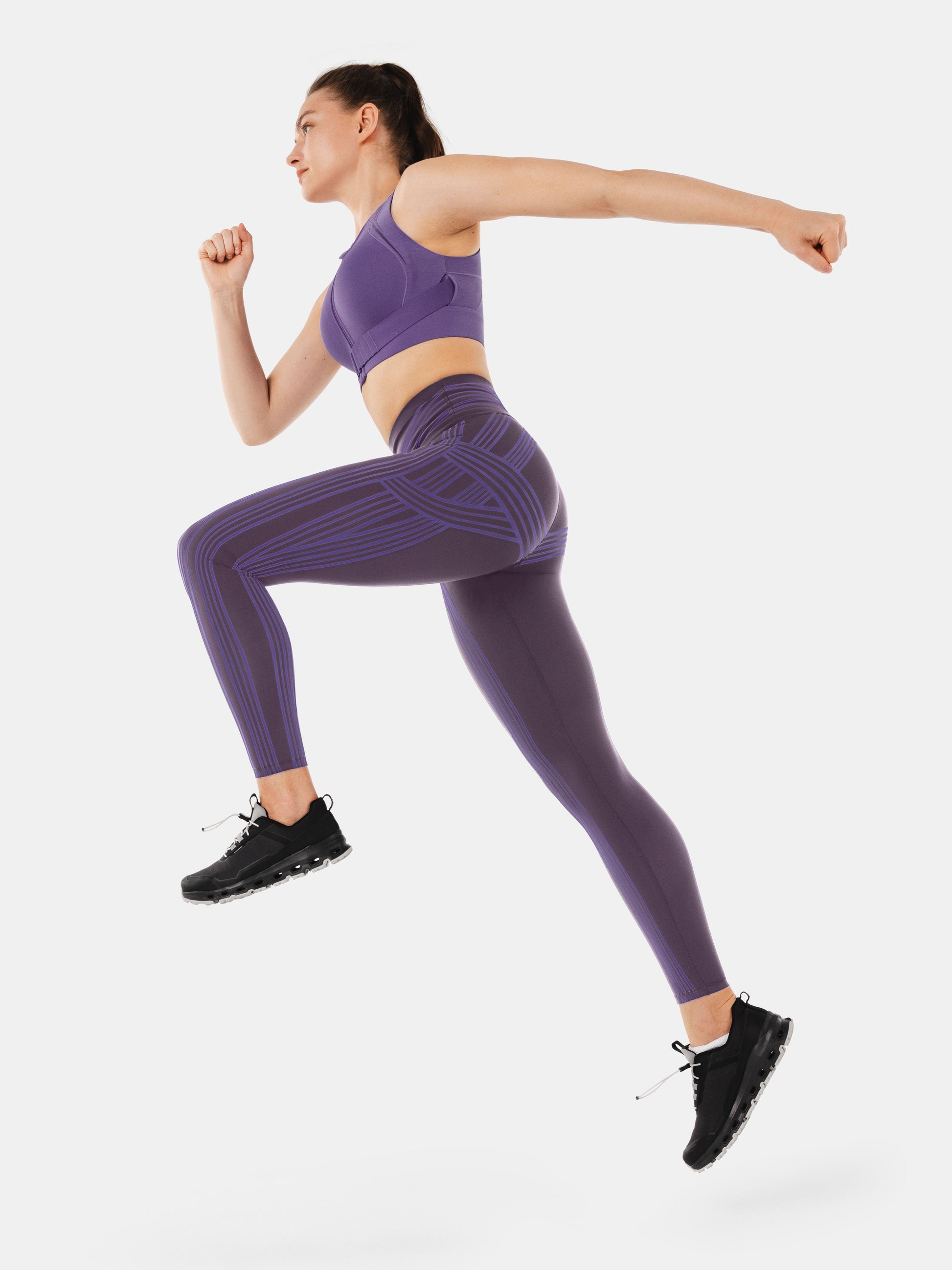 PowerBand Resistance High Intensity Leggings (Reversible Wear) | Mova Studio