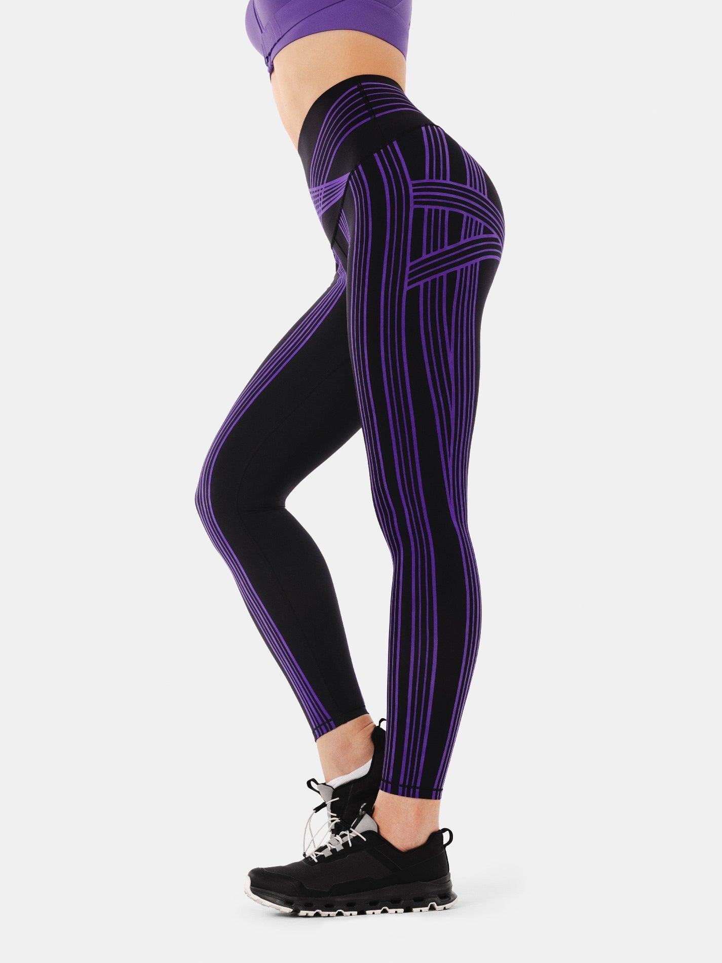 PowerBand Resistance High Intensity Leggings (Reversible Wear) | Mova Studio