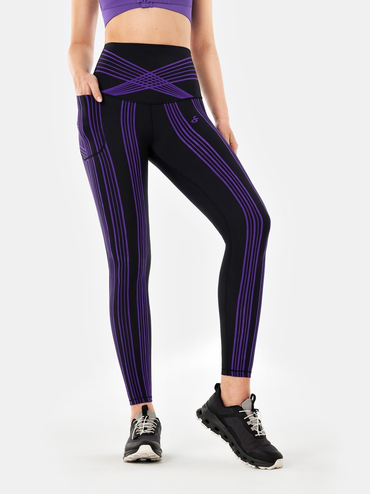 PowerBand Resistance High Intensity Leggings (Reversible Wear) | Mova Studio