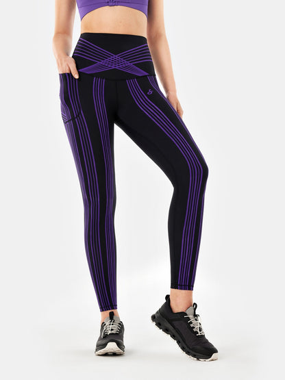 PowerBand Resistance High Intensity Leggings (Reversible Wear) | Mova Studio