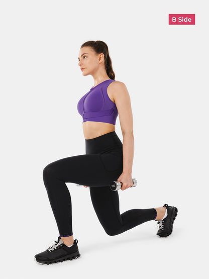 PowerBand Resistance High Intensity Leggings (Reversible Wear) | Mova Studio