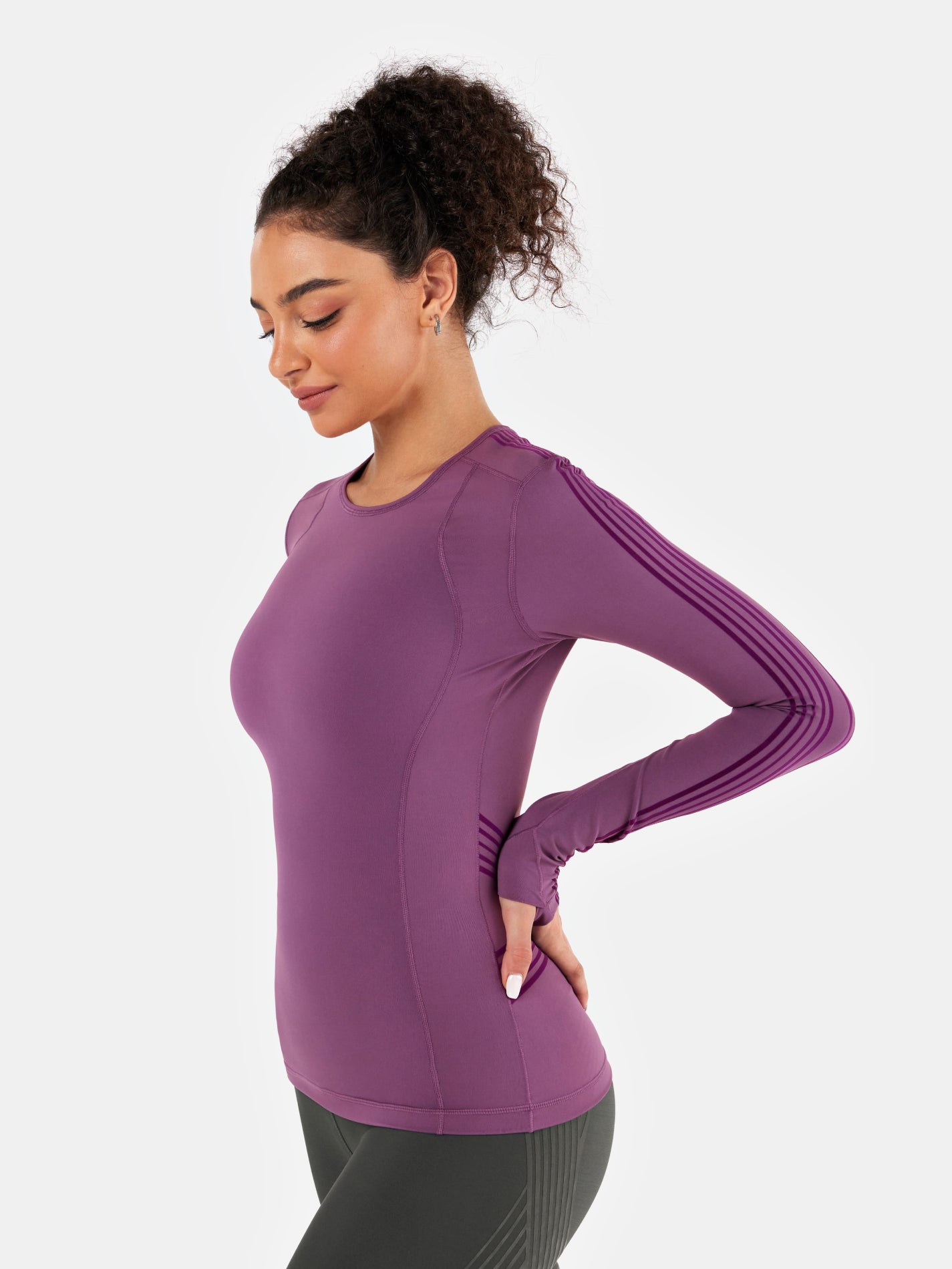 PowerBand Resistance Long Sleeve Top | Mova Studio