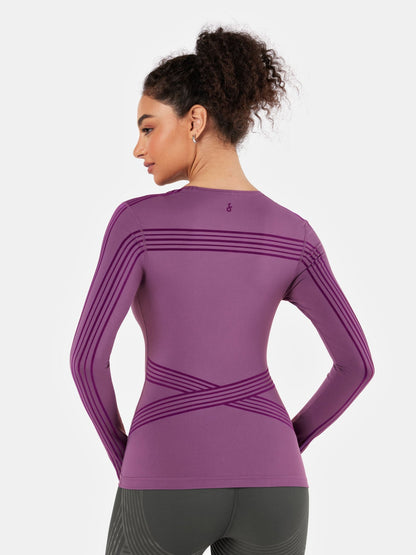 PowerBand Resistance Long Sleeve Top | Mova Studio