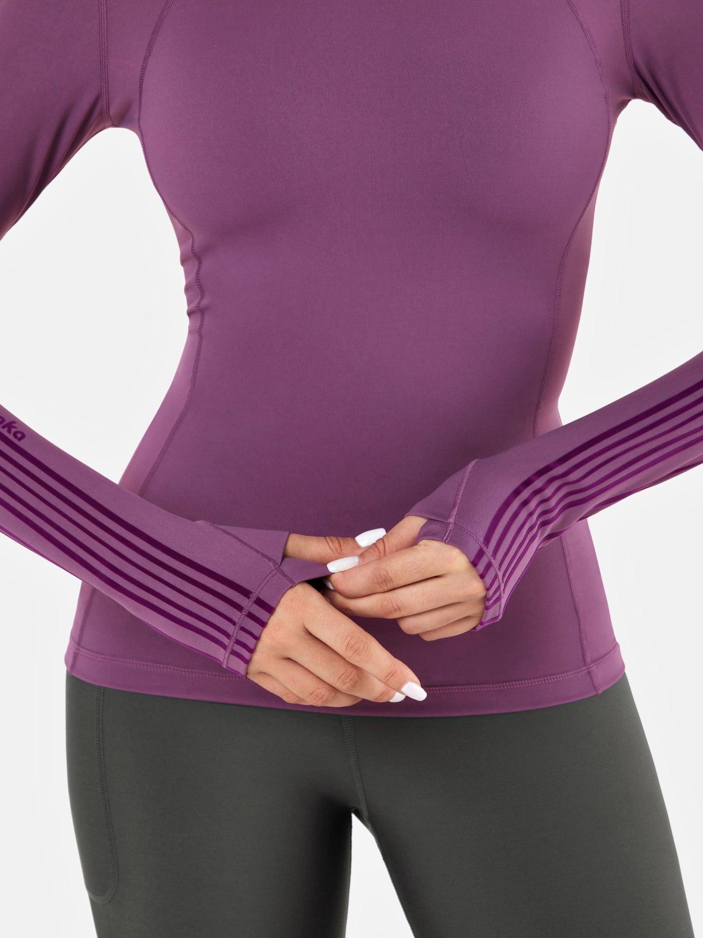 PowerBand Resistance Long Sleeve Top | Mova Studio
