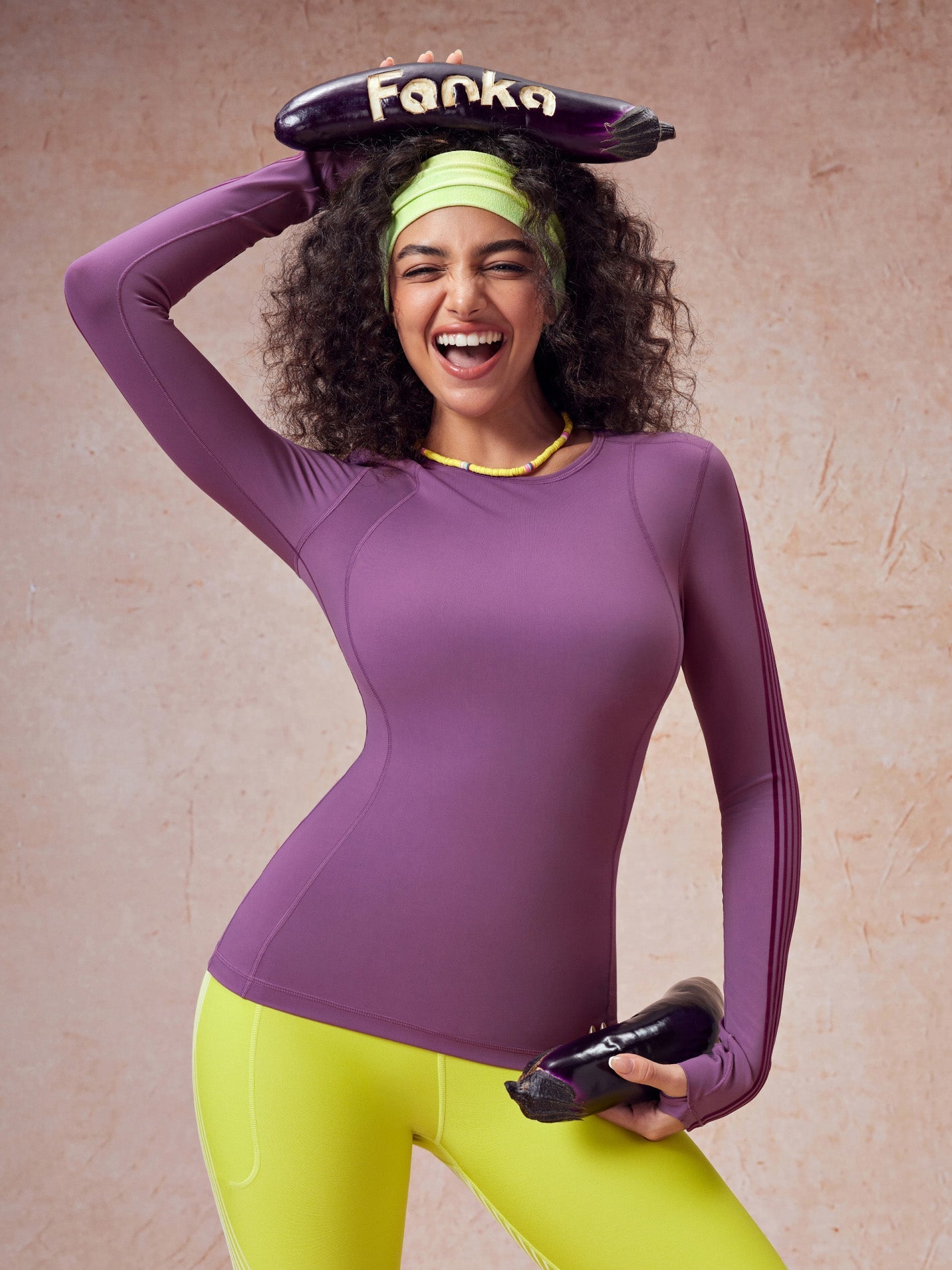 PowerBand Resistance Long Sleeve Top | Mova Studio