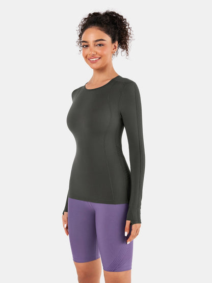 PowerBand Resistance Long Sleeve Top | Mova Studio