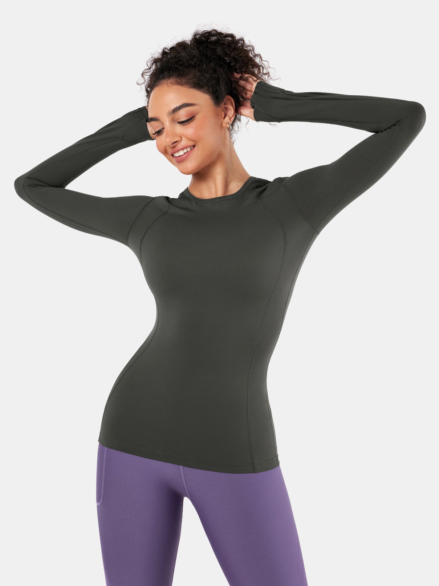 PowerBand Resistance Long Sleeve Top | Mova Studio
