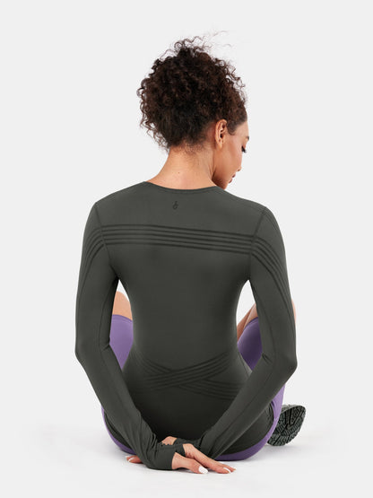 PowerBand Resistance Long Sleeve Top | Mova Studio