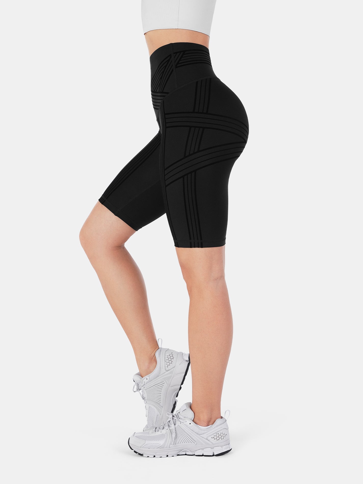 PowerBand Resistance 9" Biker Shorts (Reversible Wear) | Mova Studio