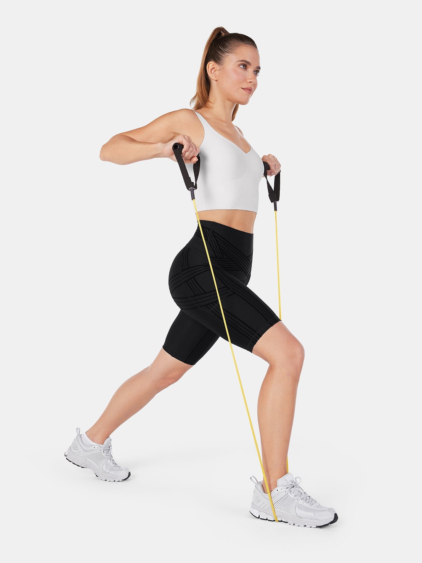 PowerBand Resistance 9" Biker Shorts (Reversible Wear) | Mova Studio