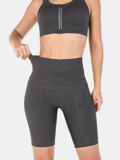 PowerBand Resistance 9" Biker Shorts (Reversible Wear) | Mova Studio