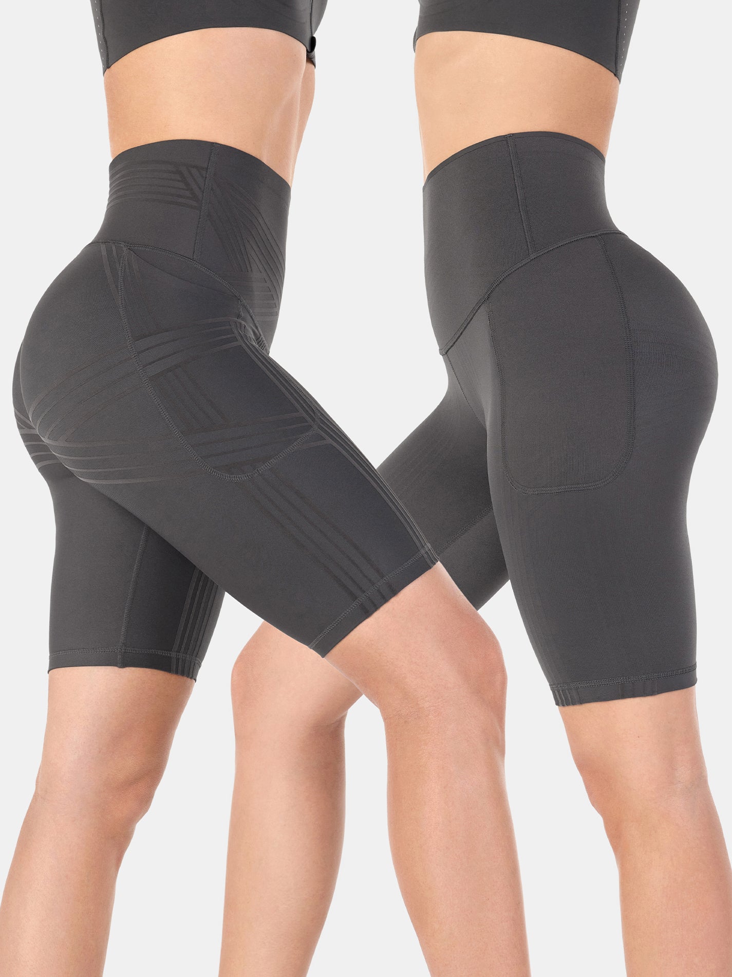 PowerBand Resistance 9" Biker Shorts (Reversible Wear) | Mova Studio