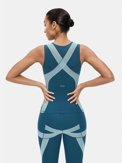 PowerBand Resistance FlowX Tank Top | Mova Studio