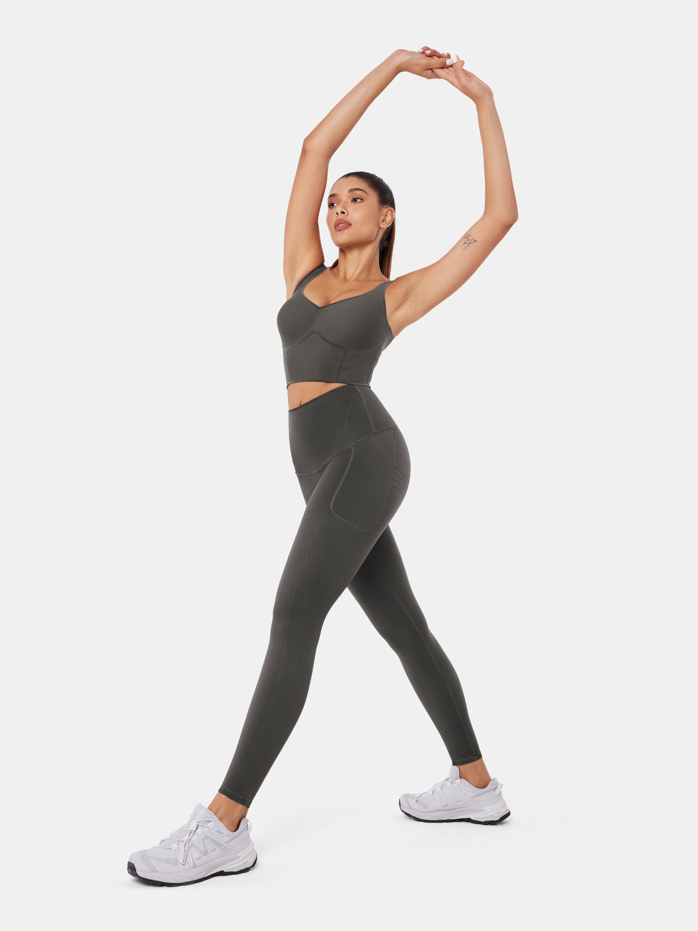 PowerBand Resistance Leggings (Reversible Wear) | Mova Studio