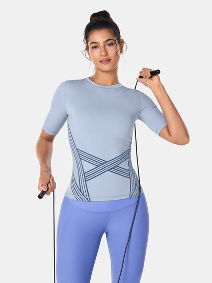 PowerBand Resistance Short Sleeve T-shirt | Mova Studio