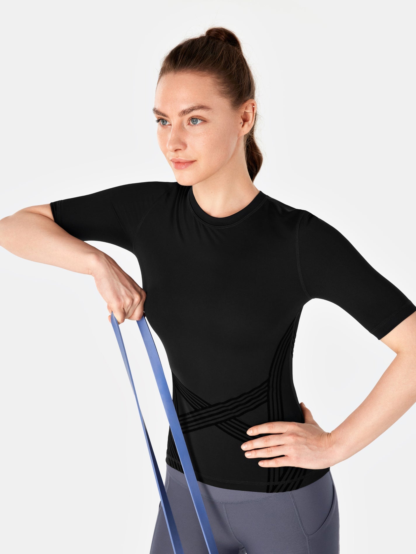 PowerBand Resistance Short Sleeve T-shirt | Mova Studio