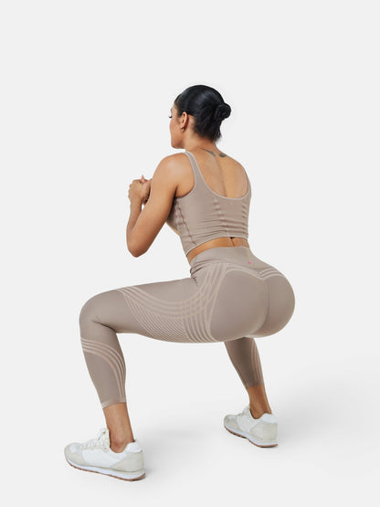 Body Sculpt 7/8 Leggings (Reversible Wear) (Edition 2)