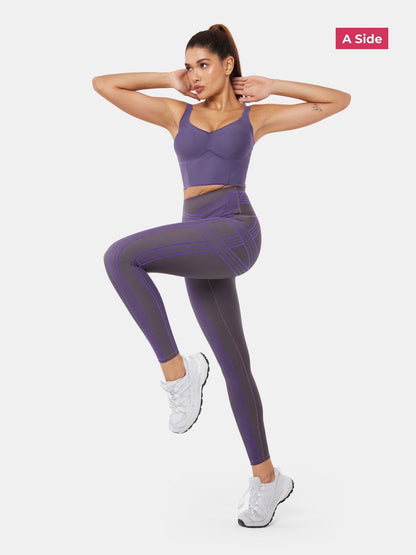 PowerBand Resistance Leggings (Reversible Wear) | Mova Studio